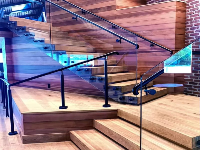 Stair Glass Railing